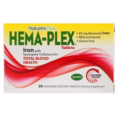  Natures Plus Hema-Plex 30 