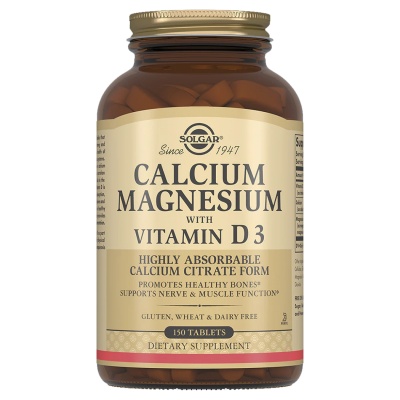  Solgar Calcium Magnesium With Vitamin D3 150 