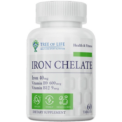  Tree of Life Iron bisglycinate 450  60 